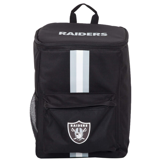 FOCO Las Vegas Raiders NFL Cooler Backpack, 24L — Insulated Soft Sided Ice Chest, Holds 36 Cans, Officially Licensed