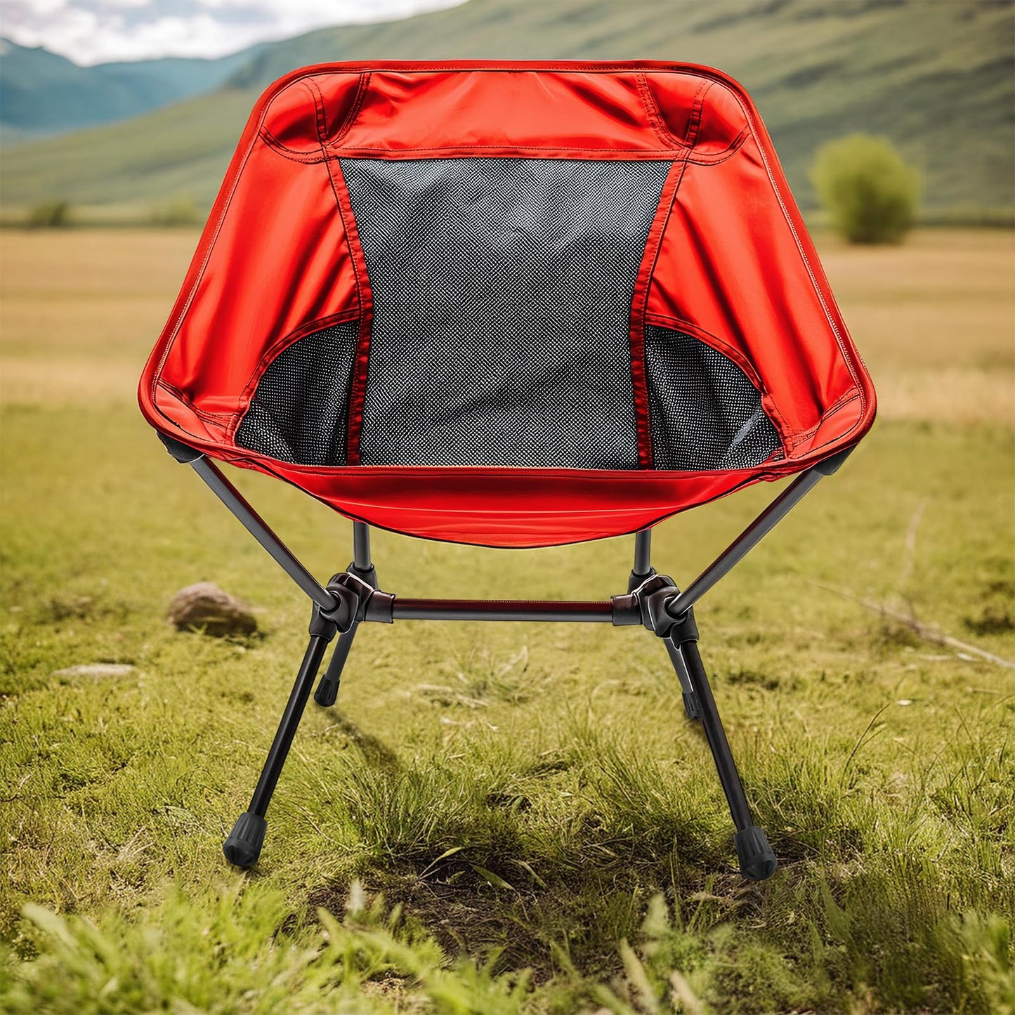 Easecos 10 Pcs Camping Chair Leg Tips Non-Slip Chair Leg Cover Caps Outdoor Folding Table Feet Replacement Protector Pads for Camping Picnic Hiking Fishing Lawn