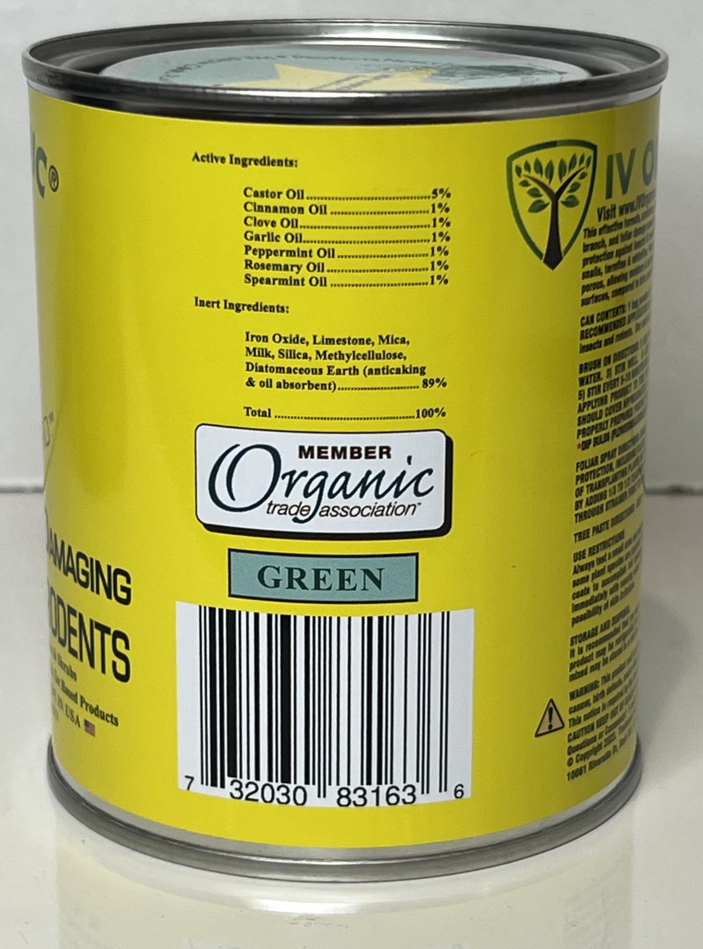 IV Organic 3-in-1 Plant Guard, 1 Pint (Green)