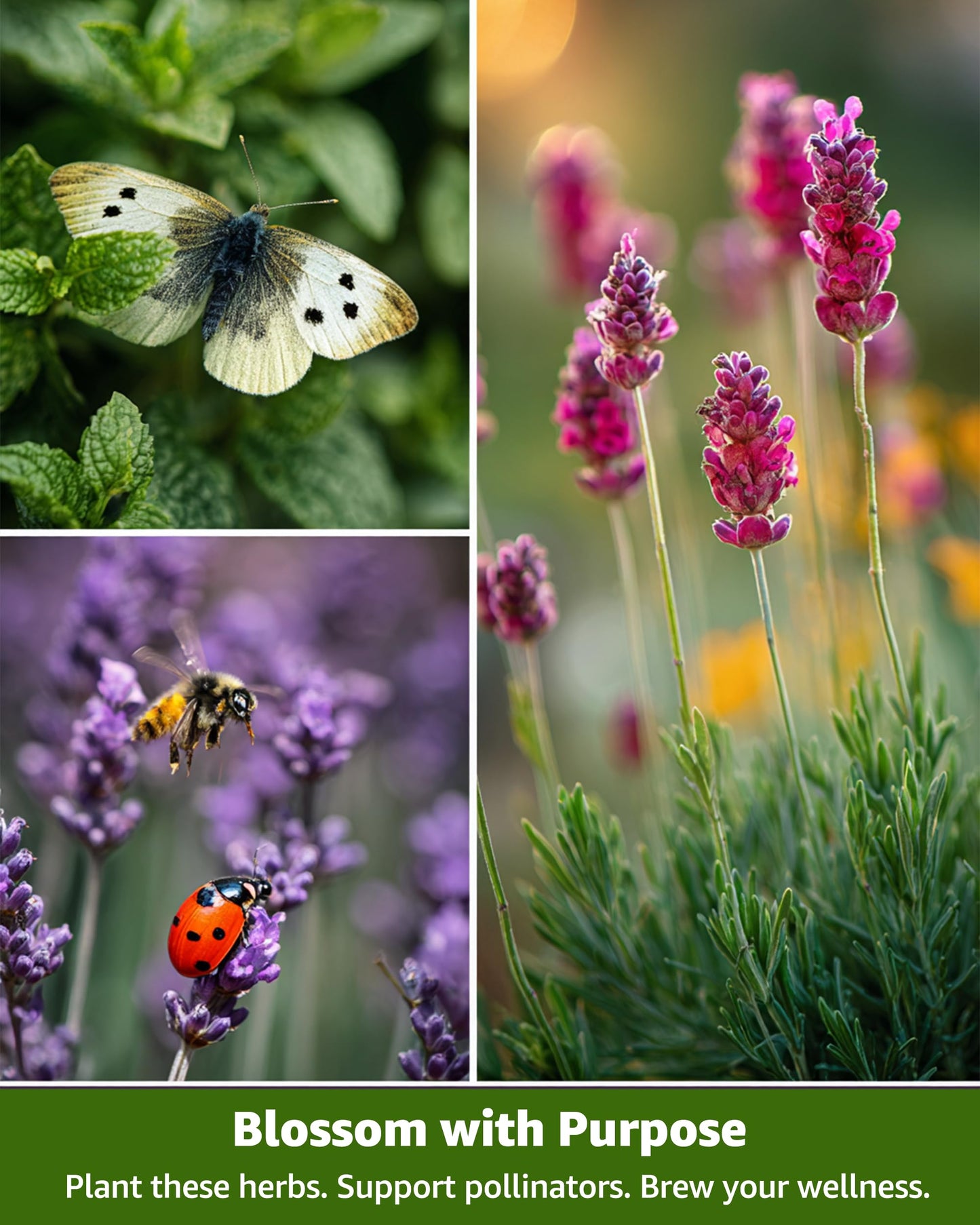 Medicinal & Tea Herb Seeds for Planting - 35 Non-GMO Variety Pack for Indoor/Outdoor Garden: Anise, Bergamot, Borage, Fennel, Chamomile, Dandelion, Oregano, Hyssop, Catnip Seeds & More