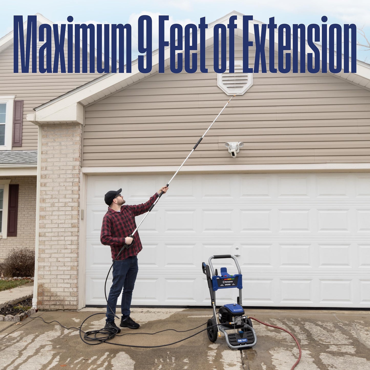 Westinghouse 9 Ft. Pressure Washer Extension Wand for Gas and Electric Pressure Washers