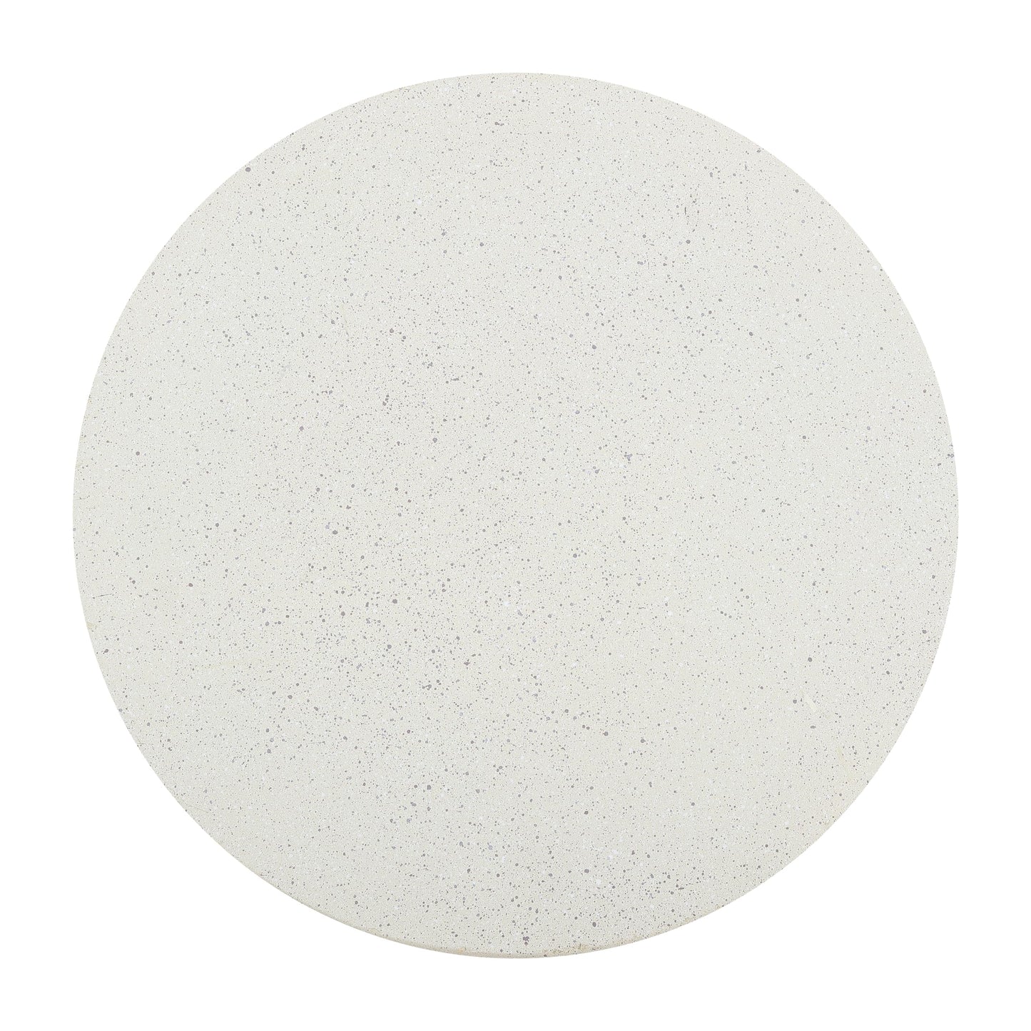 JONATHAN Y TBL1108D Hollie 18" Minimalist Modern Drum Indoor/Outdoor Accent Table Pedestal Contemporary, Mid-Century, Art Deco,Bohemian, Patio, Garden, Bathroom, Living Room, Cream Terrazzo Finish