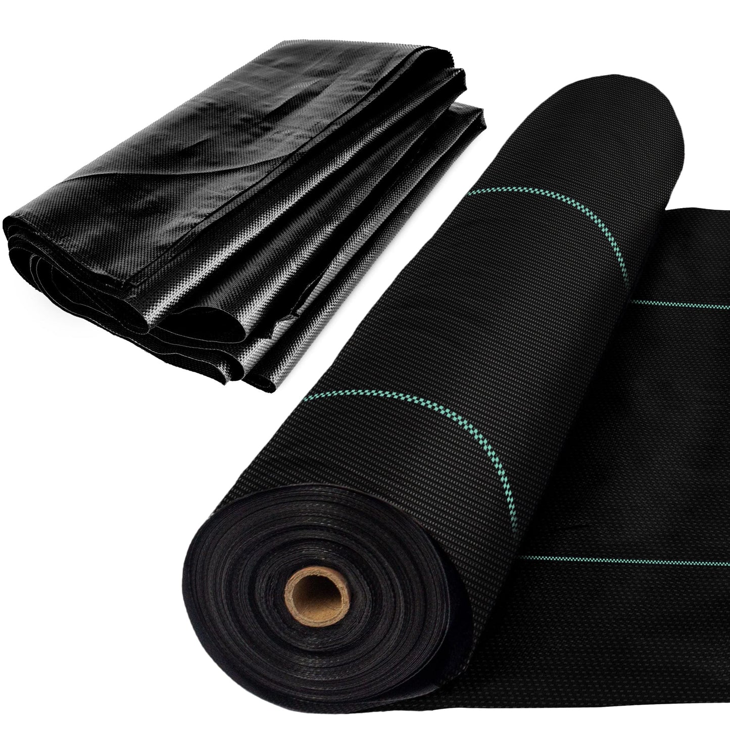 Super Geotextile Woven Geotextile Fabric for Driveway and Road Stabilization, Construction Underlayment, Erosion Control, Commercial Grade 50 Year for Gravel Roads and Pavers (6x100)