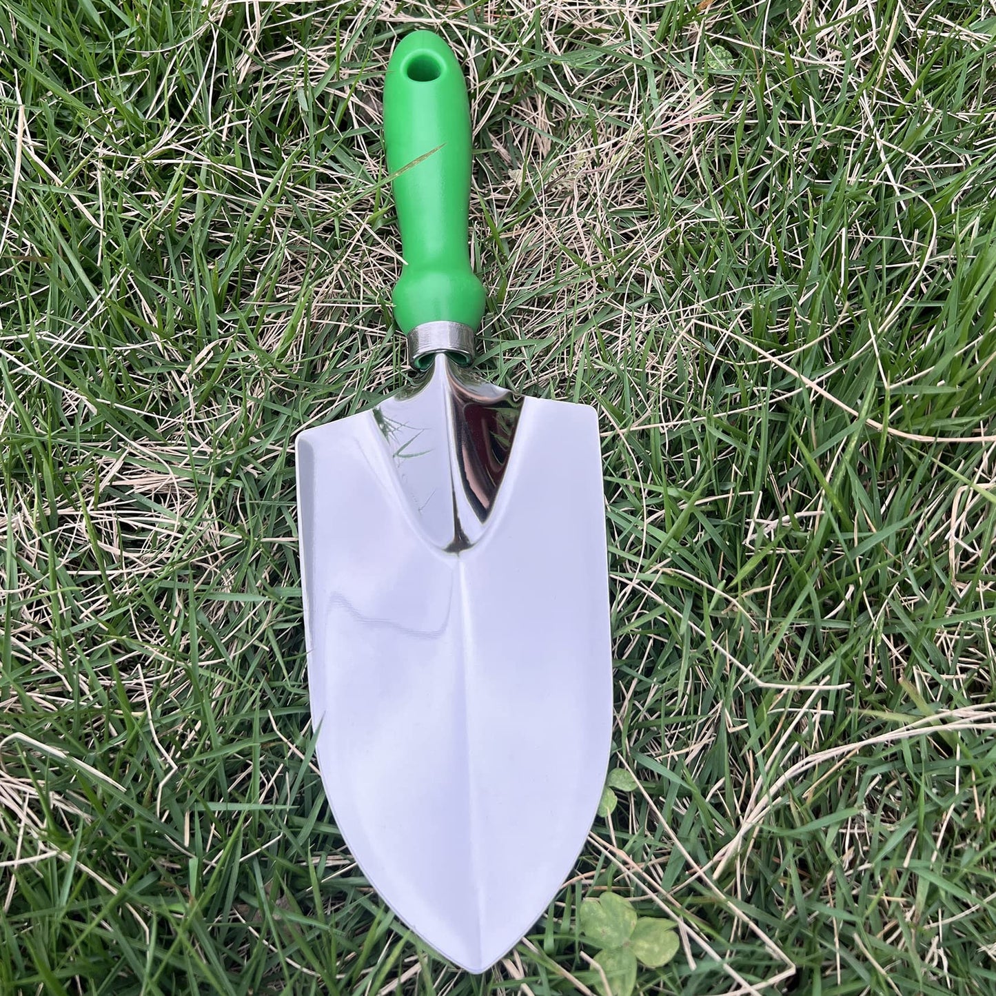 Garden Trowel - Stainless Steel Proof Garden Spades Ergonomic Grip Hand Tools with Soft Rubberized Hand Shovel for Transplanting, Weeding, Moving and Smoothing Digging & Planting